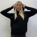 felpa con tasca frontale senza zip comfort